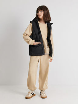 ACOOLA / Жилет (утепленный) детский для девочек Ester темно-серый  фото 8