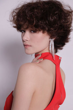 Платье красное открытое - Martichelli фото 14