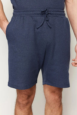 _ndigo Regular Regular Fit Waffle _rme _ortlu Kal_n Pijama Tak_m_ TMNSS23PT00036 - Trendyolmilla фото 2