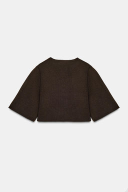SHORT KNIT CARDIGAN - Zara фото 5