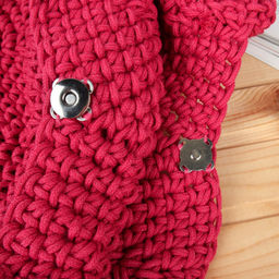 Сумка шоппер 30x26 / DW-05 /уп 50/ бордовая - Галеонтрейд фото 4