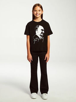 Beli Ayarlanabilir Lastikli K?z ?ocuk Pantolon