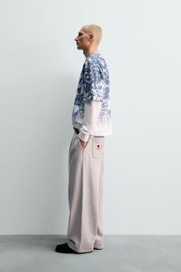 CHAMPION ® X ZARA AMERICAN FOOTBALL PRINT T-SHIRT  фото 4