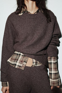 SOFT LONG SLEEVE SWEATSHIRT - Zara фото 3