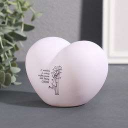 Фигурка светящаяся RISALUX Сердце. Пара, LED-ночник, 3хLR44, 8?11?7 см