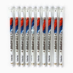 Цена за 10 шт. Ручка шариковая, синяя паста, 0.5 мм, пластик «С 23 февраля»