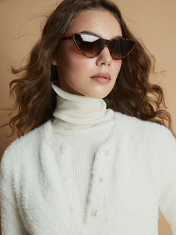 Bisiklet Yaka Kad?n Triko H?rka