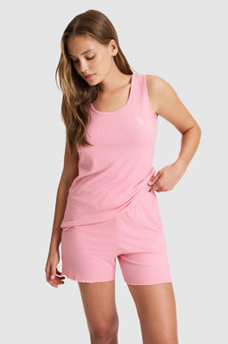 Kad_n Pembe Pijama Tak_m_