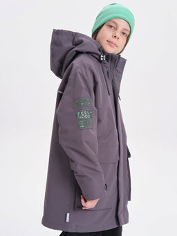 BZRM3371 Плащ для мальчиков - Pelican фото 8