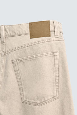 WASHED PRINT STRAIGHT-LEG JEANS - Zara фото 10