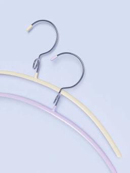 VAL KH-L33S10 Вешалка мет., 33*17.5*1.2 см, набор 10 шт., б/перекл., с крючком д/экон. места, цвет., шт