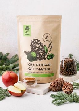 Кедровая клетчатка Cedar Immuno, 250 г  псиллиум, яблоко, мелисса