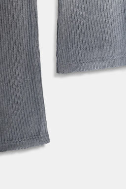 RIBBED HIGH NECK TOP - Zara фото 6