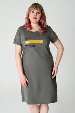 Арт. 4136 Туника женская 50-58 (5 шт) Цвет:полынь