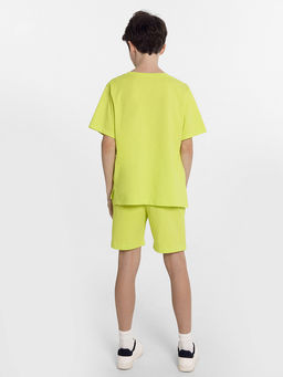 Шорты для мальчиков мультипак (2 шт.) в салатовом и сером цвете - Mark formelle фото 4