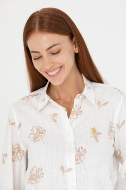 Женская рубашка Camel с длинным рукавом - U.s. polo assn фото 9