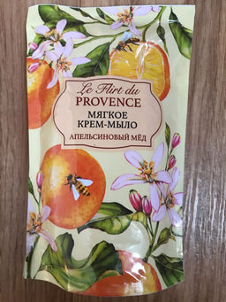 ЛЕ ФЛИР крем-мыло 500мл дой-пак Апельсиновый мед