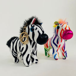 Мягкая игрушка Брелок Зебра 13 см - Storyland фото 2