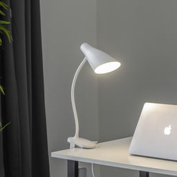 TLD-563 White/LED/360Lm/4500K/Dimmer Светильник настольный, 5W. Сенсорный выключатель. Белый. ТМ Uniel