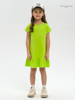 Платье Алиса салатовая - Sovalina фото 3
