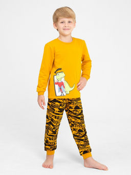 CRB wear/CWKB 50139-33 Комплект для мальчика (джемпер, брюки),горчичный/Ex.Cherubino