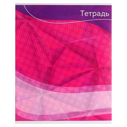 Комплект тетрадей из 5 штук, 48 листов в линию Calligrata "Графика-2", обложка мелованный картон, блок №2, белизна 75% (серые листы)