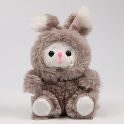 Мягкая игрушка Зайка, серая - Milo toys фото 4