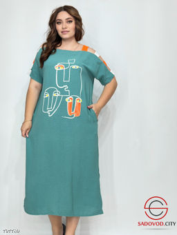 платье женское свободного кроя