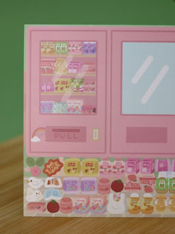 Наклейки-игра "Showcase pink" (20,5*11,5 см)