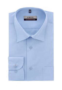 Сорочка мужская длинный рукав GREG 220/399/NBL/Z  фото 10
