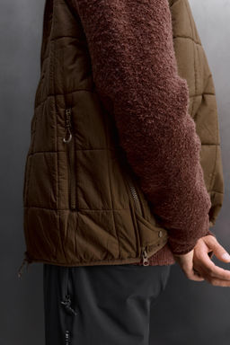 TECHNICAL PUFFER GILET - Zara фото 6
