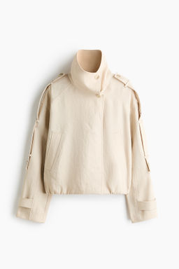 Chaqueta gabardina de corte oversize