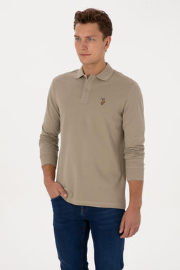 Erkek A__k Haki Basic Sweatshirt - U.s. polo assn фото 3