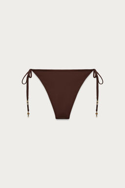 BANDEAU SWIMSUIT WITH METAL DETAIL - Zara фото 12