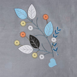 Постельное бельё 2 сп Экономь и Я Осенняя листва 173*215см, 175*214см, 50*70см-2шт, 60г/м2, микрофибра  фото 2