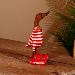 Сувенир «Утка в купальнике», 25 см, дерево