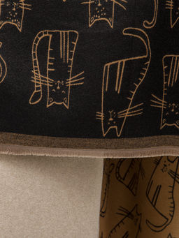 В составе шерсть и кашемир! теплый двусторонний палантин - Tantino фото 5