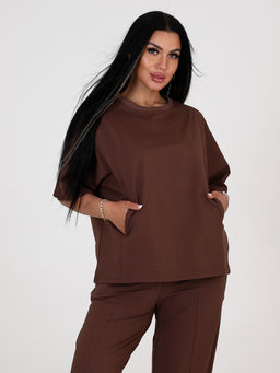 СК-2306 ЖЕНСКИЙ СПОРТИВНЫЙ КОСТЮМ (Кофе) - А-дина фото 3