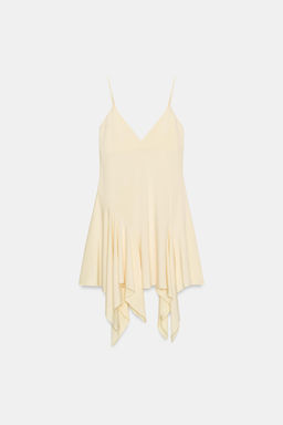 VESTIDO TIRANTES ASIM?TRICO / Amarillo - Zara фото 4