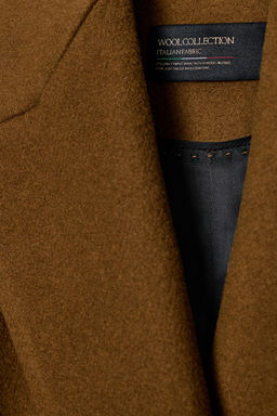 WOOL BLEND COAT ZW COLLECTION - Zara фото 11