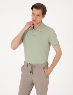 Ye_il Slim Fit Basic Ti__rt