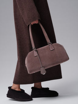 Замшевая сумка Charlotte DBR 31358 капучино  фото 5