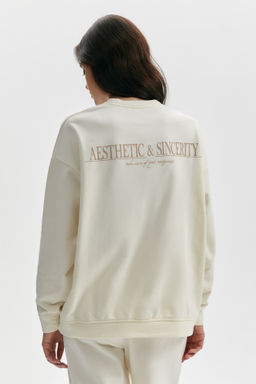 Свитшот с принтом Good vibes only - Mollis фото 4