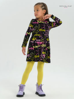 Платье Эля неоновые мишки - Sovalina фото 25