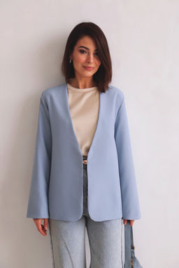 Martichelli Жакет небесно-голубой  фото 4