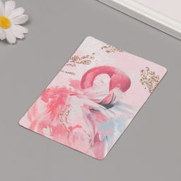 Цена за 2 шт. Открытка для выращивания «Арт Узор. Вырасти сам. Фламинго» с семенами, 10×15 см