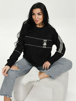 Алана свитшот женский (черный) - Lovetex фото 3