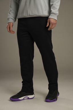 Брюки трикотажные утепленные Черный