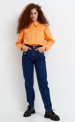 Джинсы F922-0115 d.blue - Fine joyce фото 3