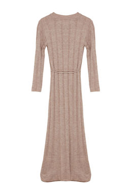 Vizon Maxi Triko Yumusak Dokulu Baglama Detayl? Elbise TWOAW25EL00031 - Trendyolmilla фото 7